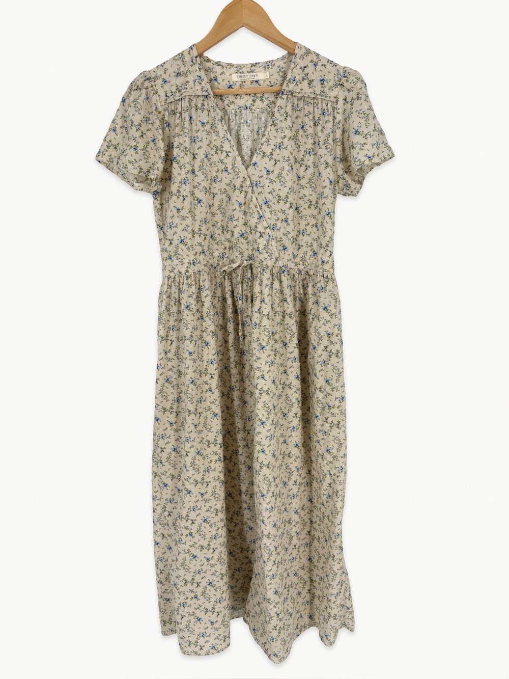 Christy Dawn The Dawn Dress Size Small Sea Spray Organic Cotton Midi Dress